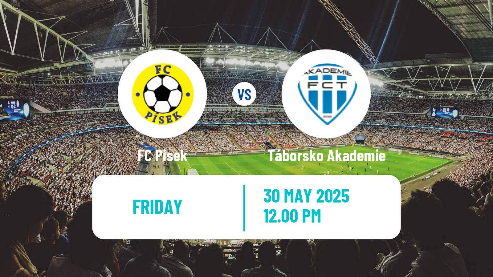 Soccer Czech CFL Group A Pisek - Táborsko Akademie