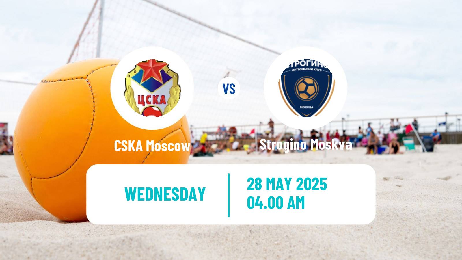 Beach soccer Superliga CSKA Moscow - Strogino Moskva
