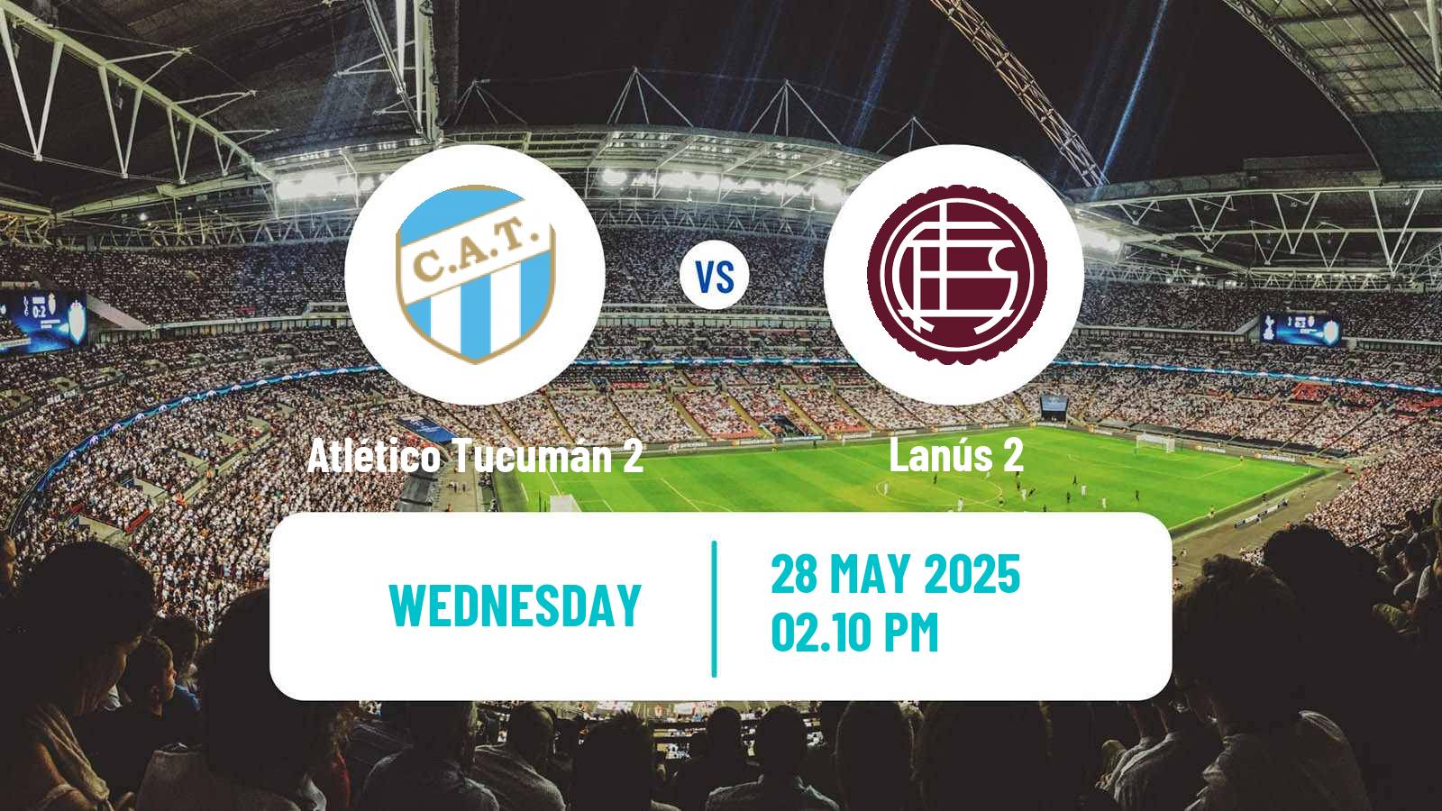 Soccer Argentinian Reserve League Atlético Tucumán 2 - Lanús 2