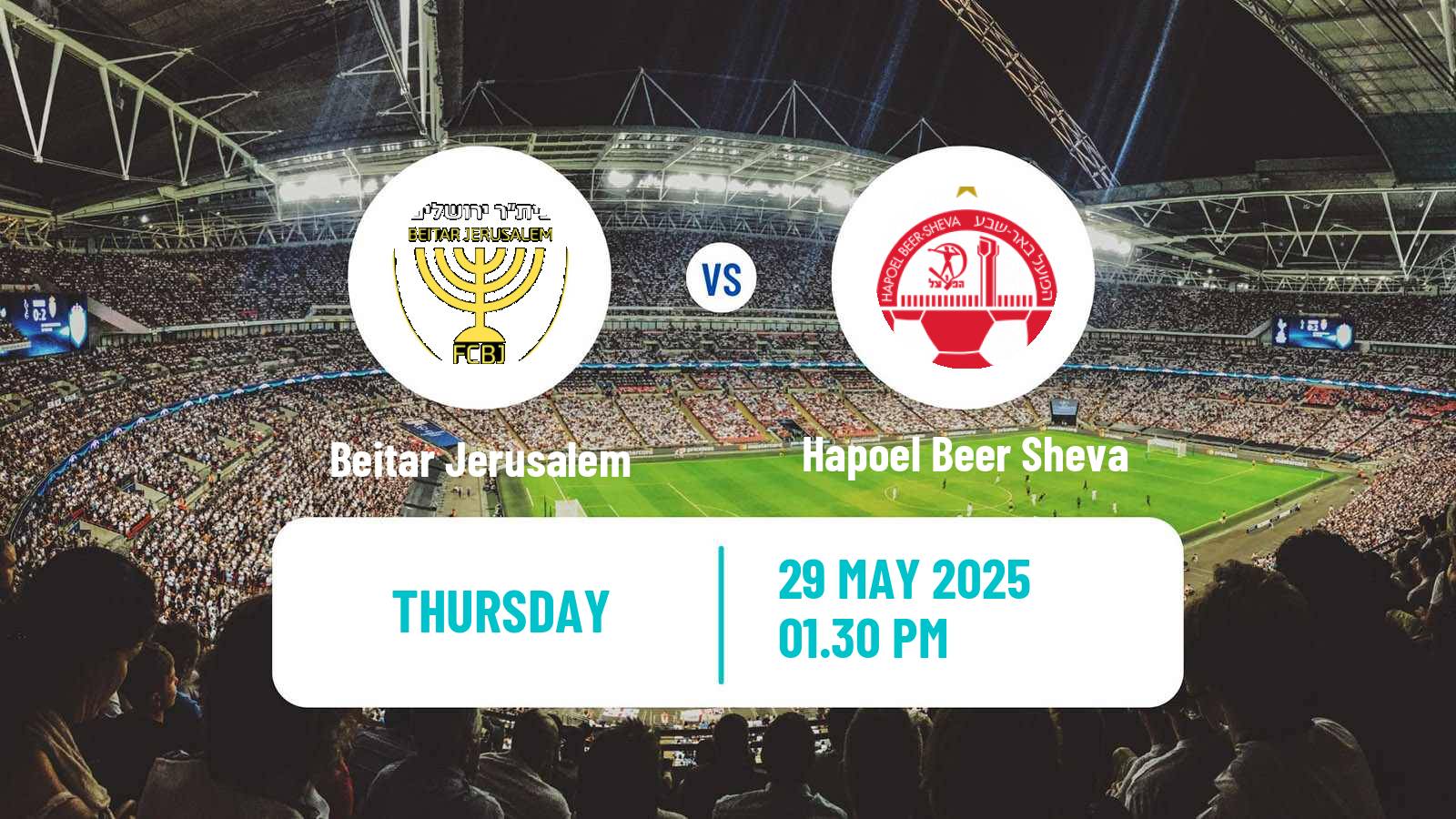 Soccer Israeli State Cup Beitar Jerusalem - Hapoel Beer Sheva