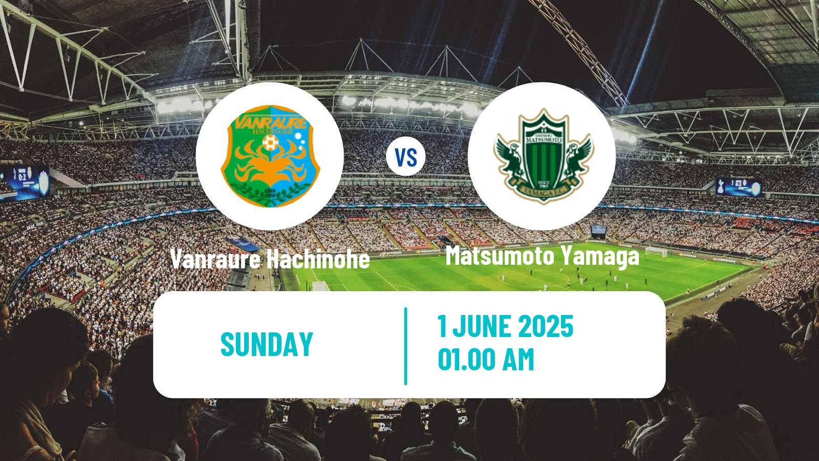 Soccer Japan J3 League Vanraure Hachinohe - Matsumoto Yamaga