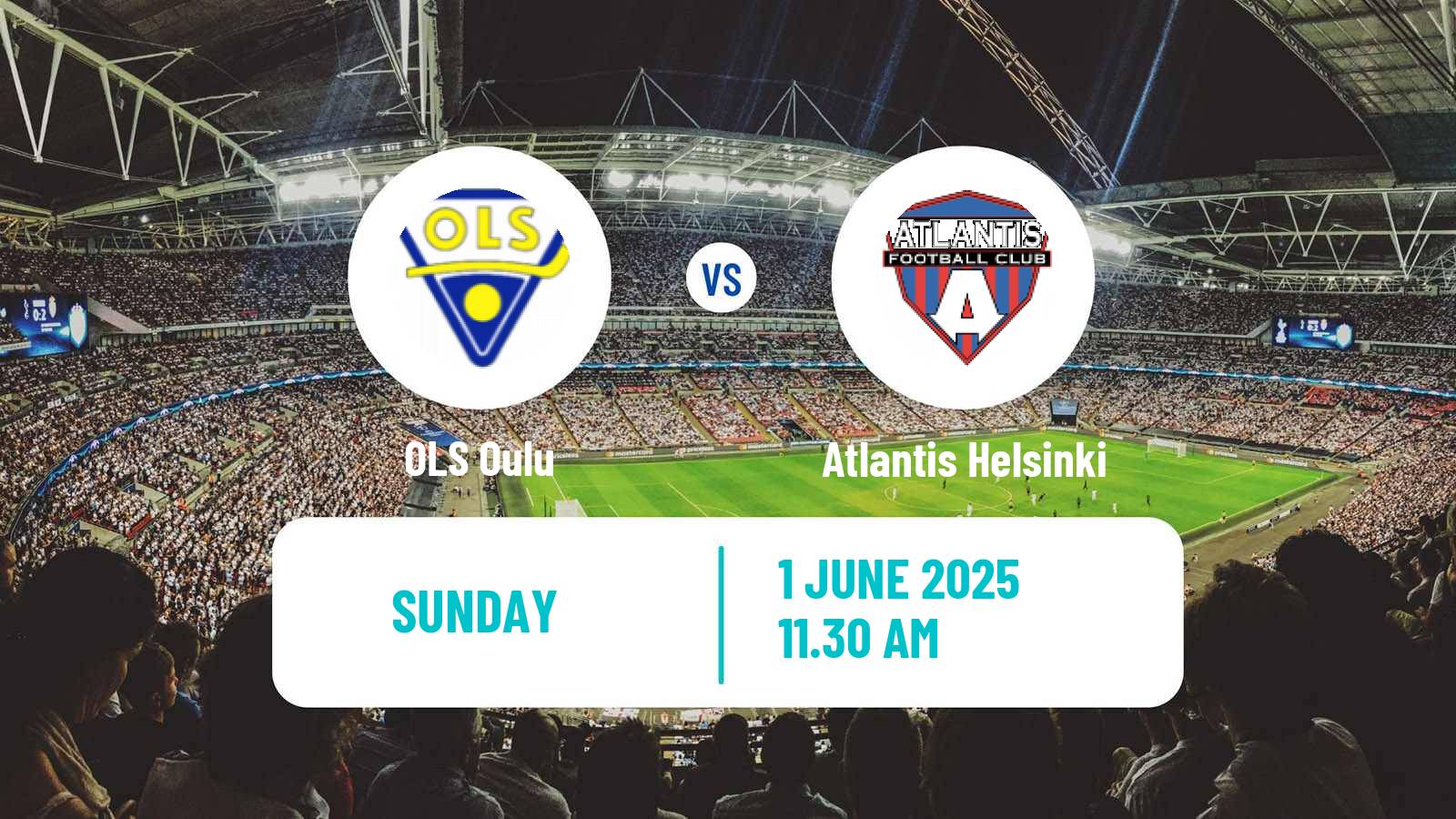 Soccer Finnish Ykkonen OLS - Atlantis Helsinki