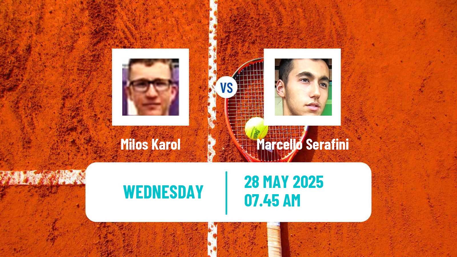 Tennis ITF M15 Warmbad Villach Men Milos Karol - Marcello Serafini