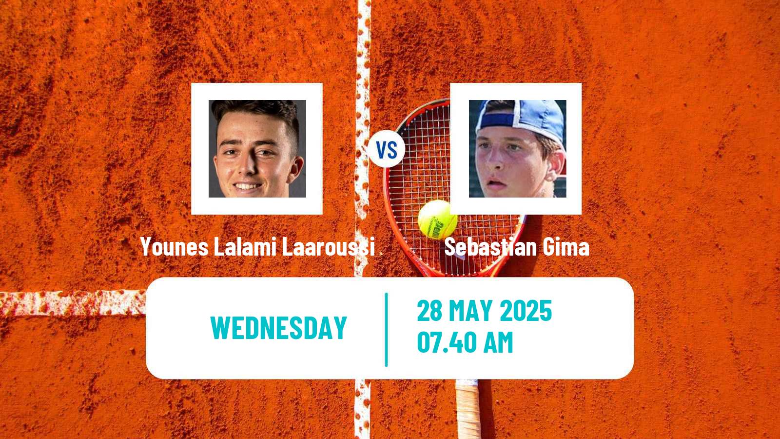 Tennis ITF M15 Kursumlijska Banja 5 Men Younes Lalami Laaroussi - Sebastian Gima