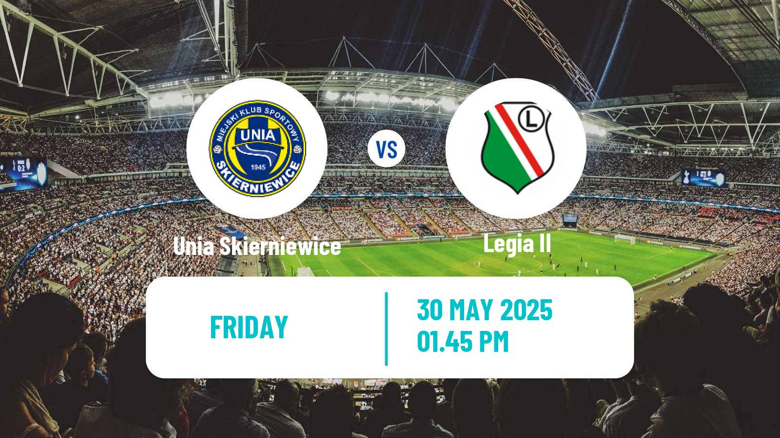 Soccer Polish Division 3 - Group I Unia Skierniewice - Legia II
