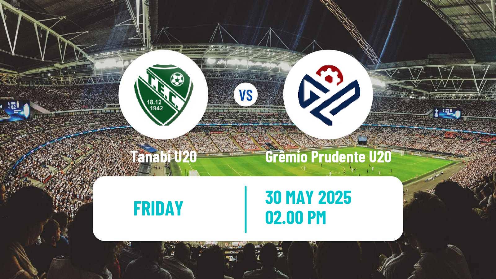 Soccer Brazilian Paulista U20 Tanabi U20 - Grêmio Prudente U20