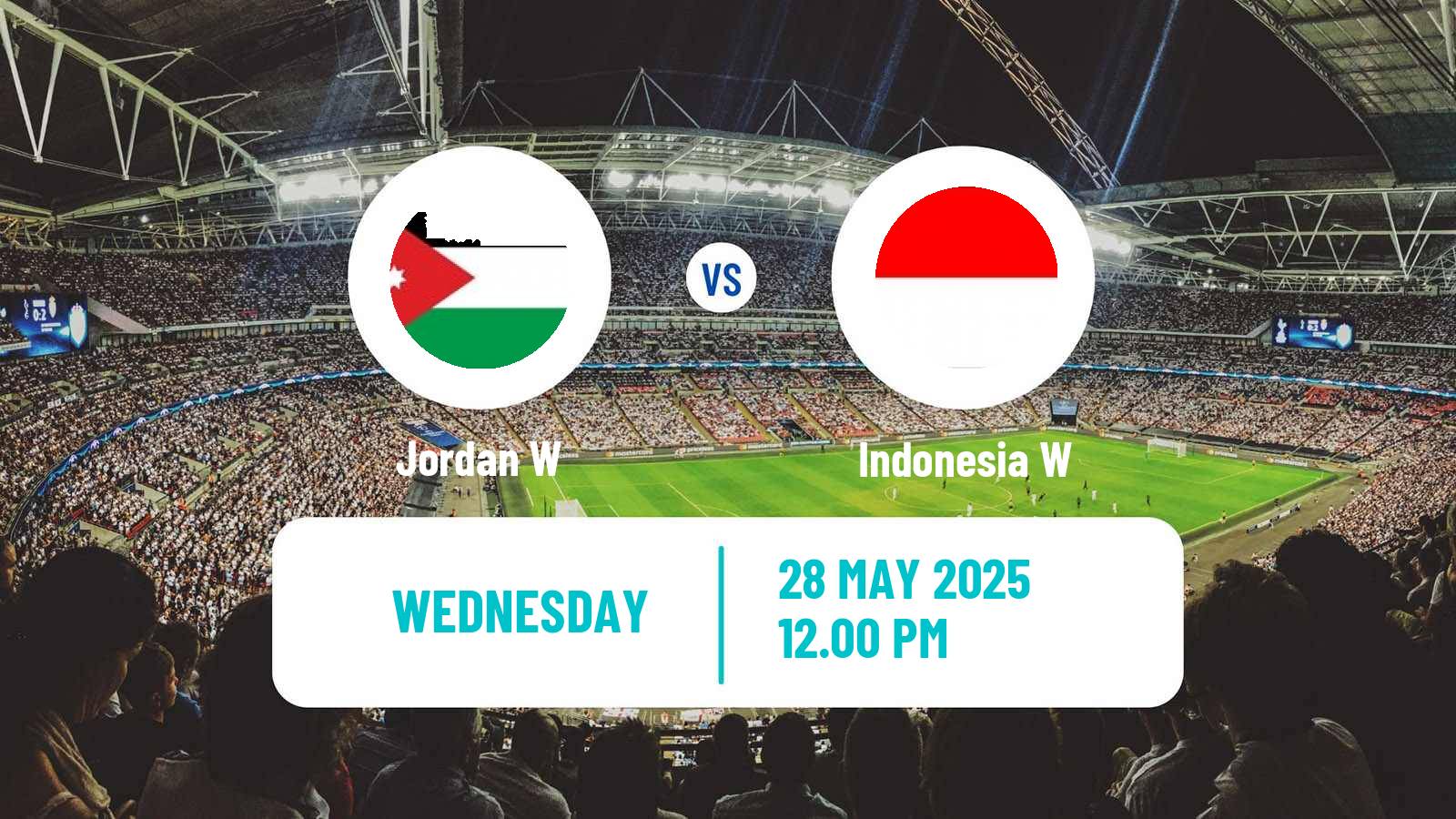 Soccer Friendly International Women Jordan W - Indonesia W