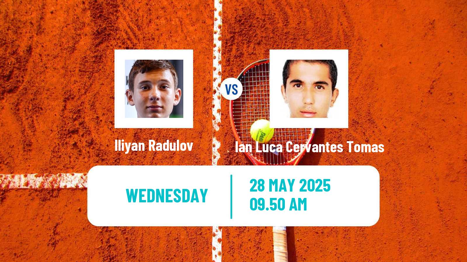 Tennis ITF M15 La Nucia Men Iliyan Radulov - Ian Luca Cervantes Tomas