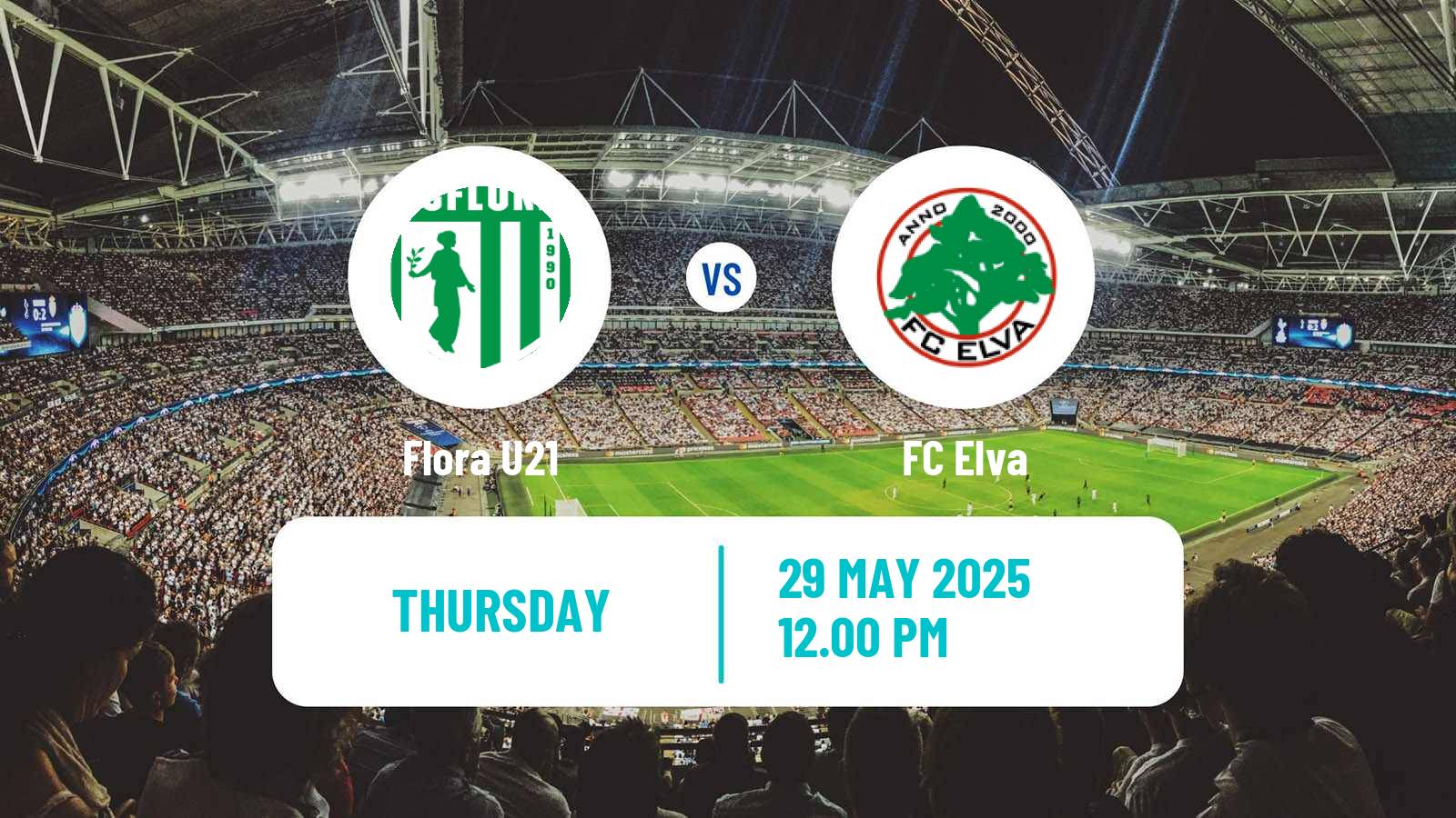 Soccer Estonian Esiliiga Flora U21 - Elva