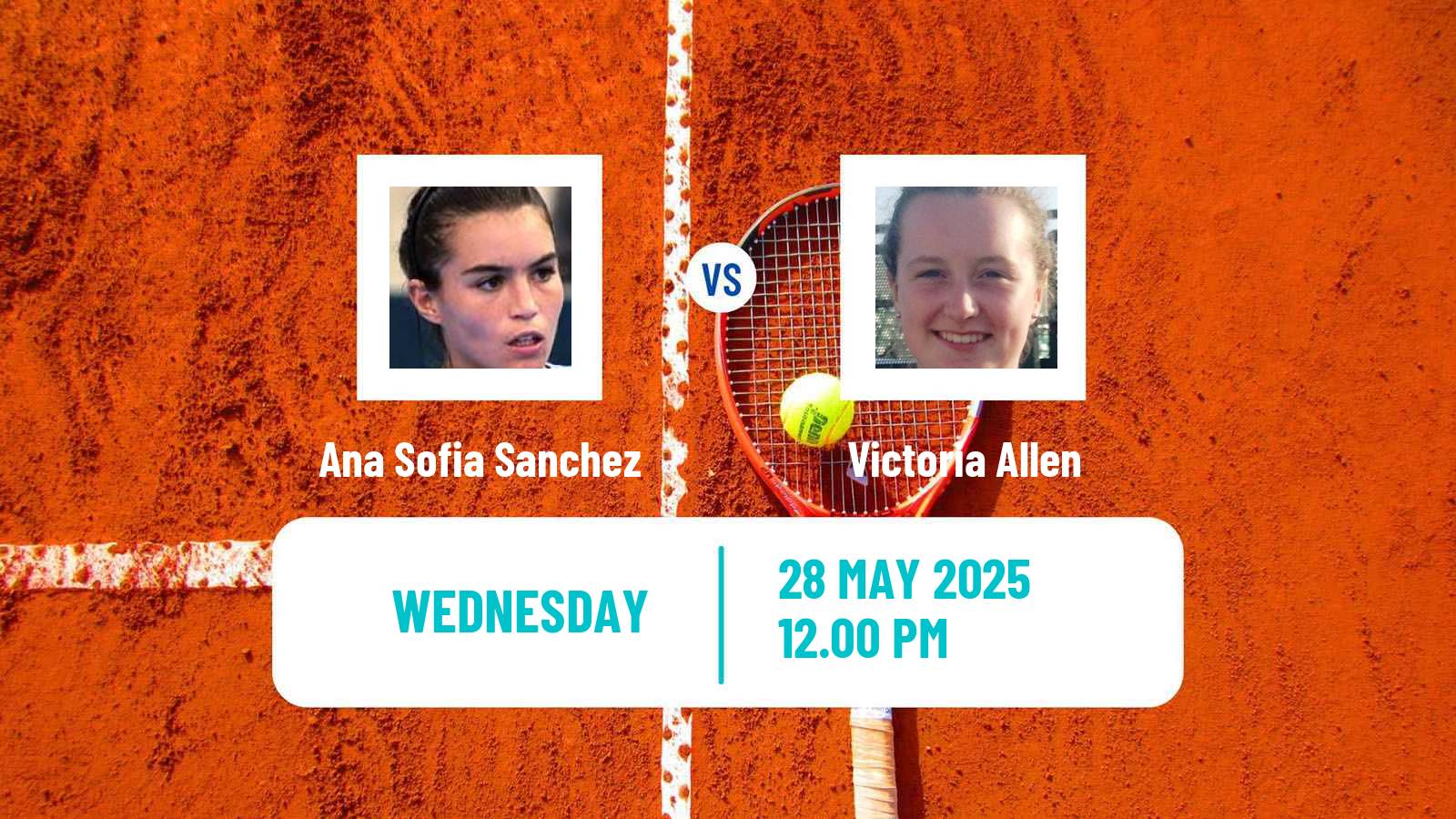 Tennis ITF W35 Santo Domingo 2 Women Ana Sofia Sanchez - Victoria Allen
