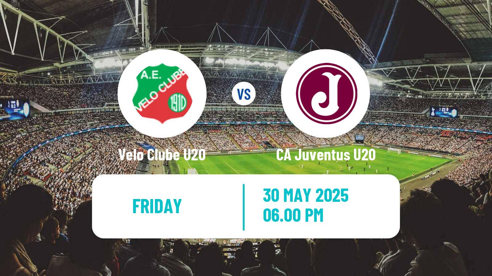 Soccer Brazilian Paulista U20 Velo Clube U20 - CA Juventus U20