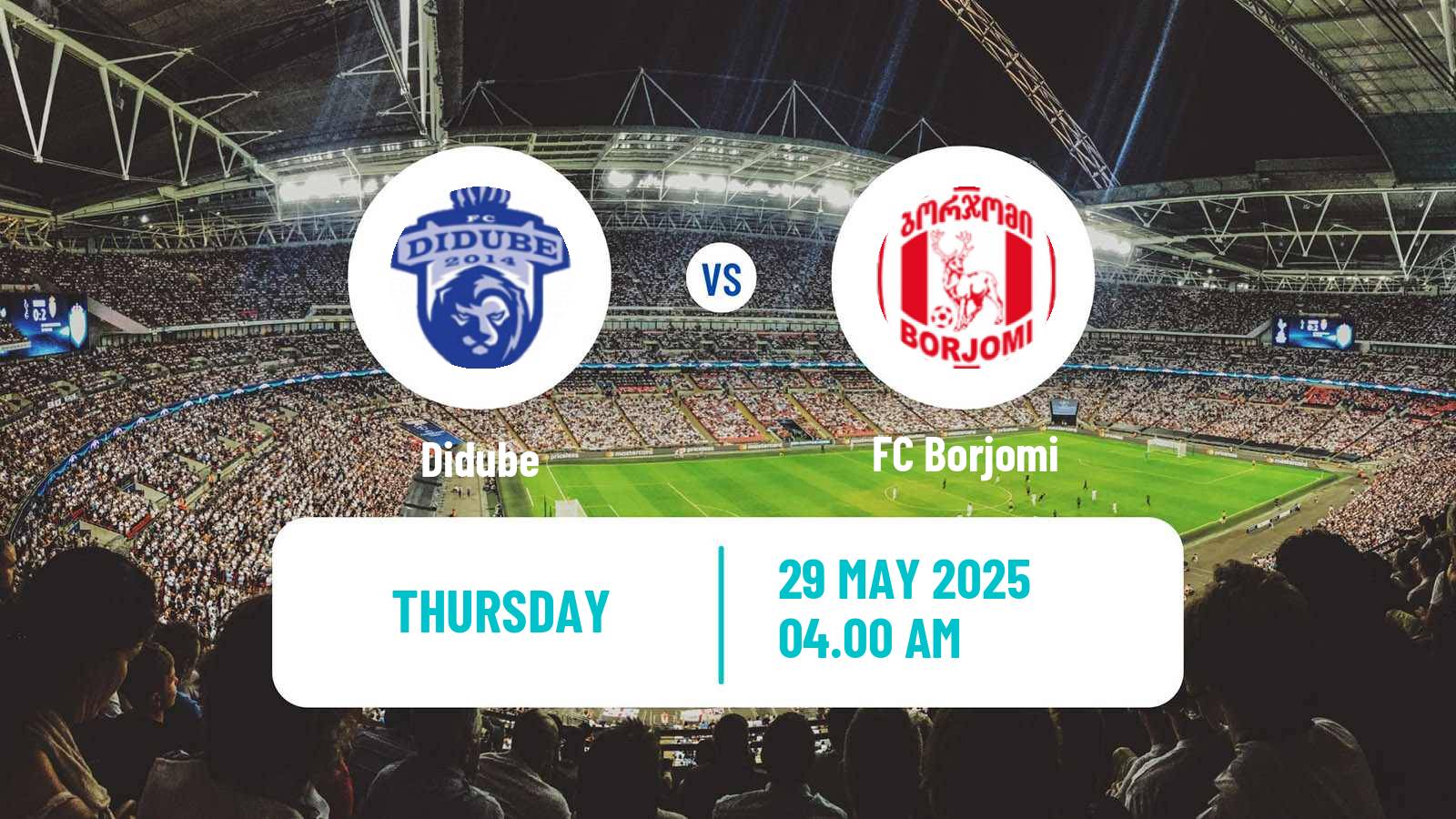 Soccer Georgian Liga 3 Didube - Borjomi