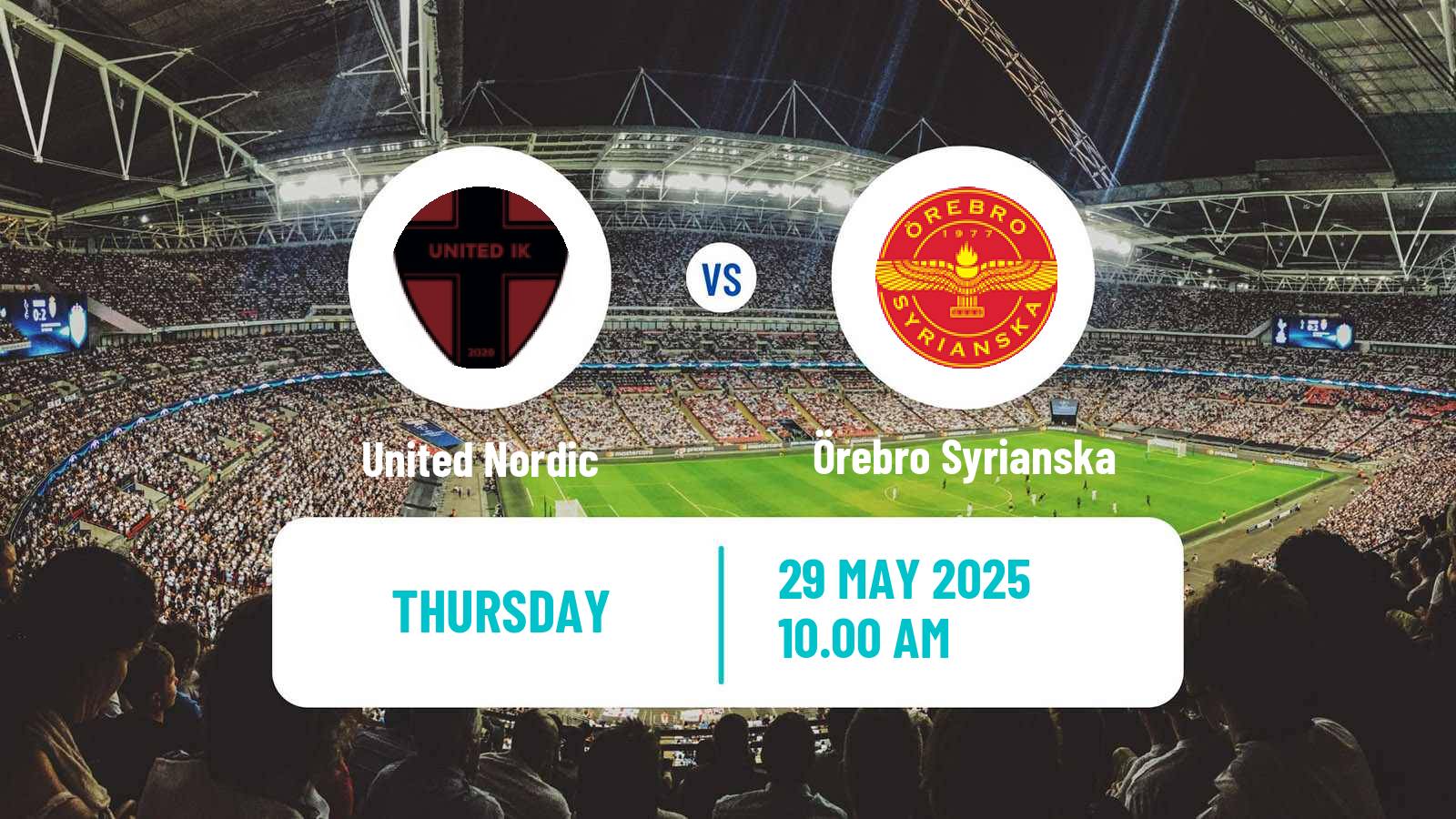 Soccer Swedish Division 1 Norra United Nordic - Örebro Syrianska