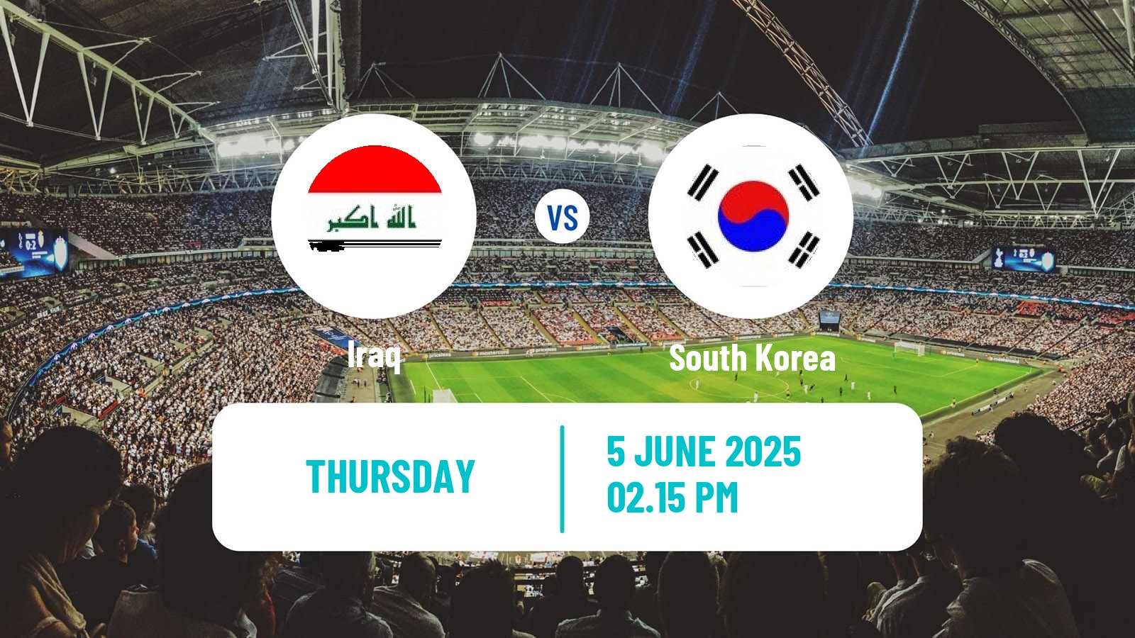 Soccer FIFA World Cup Iraq - South Korea