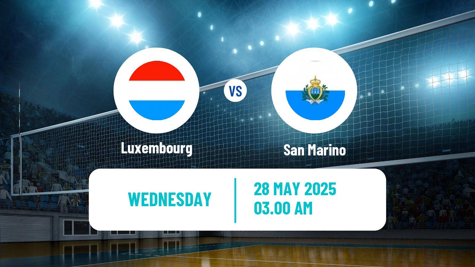 Volleyball Games of the Small States of Europe Volleyball Luxembourg - San Marino