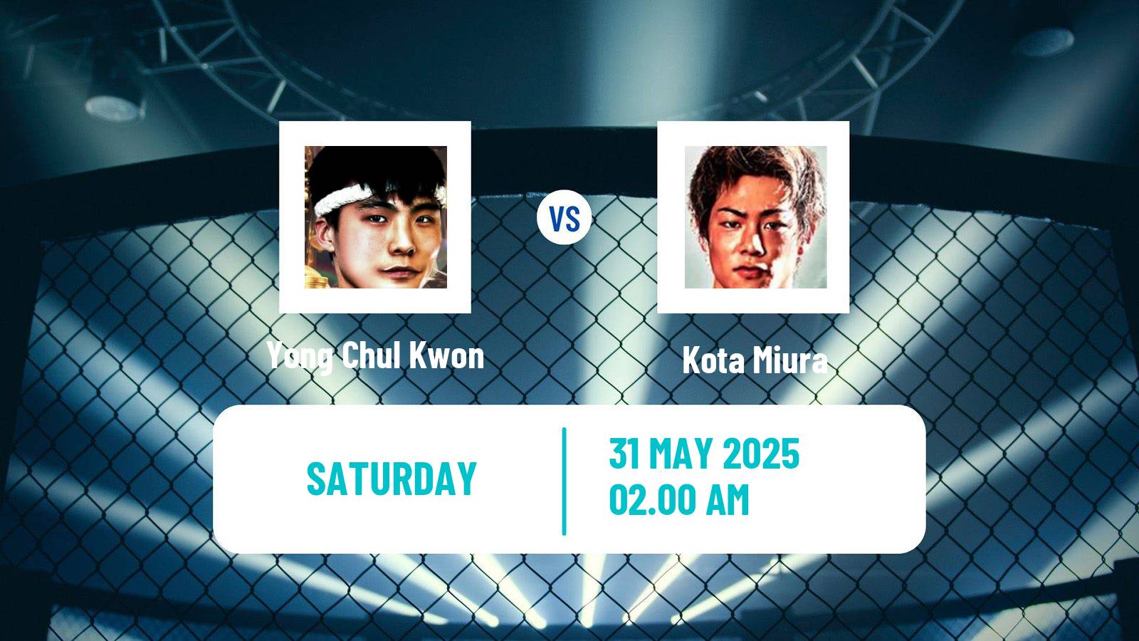 MMA Catchweight Rizin Men Yong Chul Kwon - Kota Miura