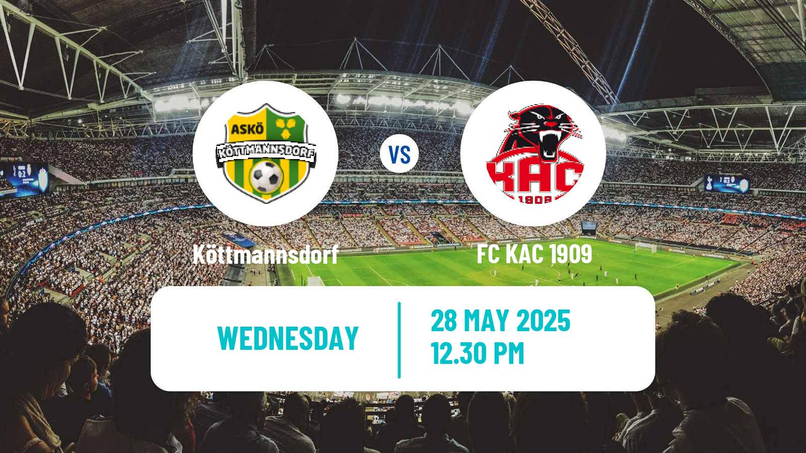 Soccer Austrian Landesliga Karnten Köttmannsdorf - KAC 1909