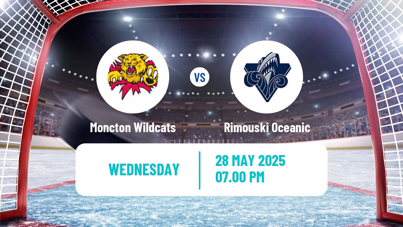 Hockey Memorial Cup Moncton Wildcats - Rimouski Oceanic