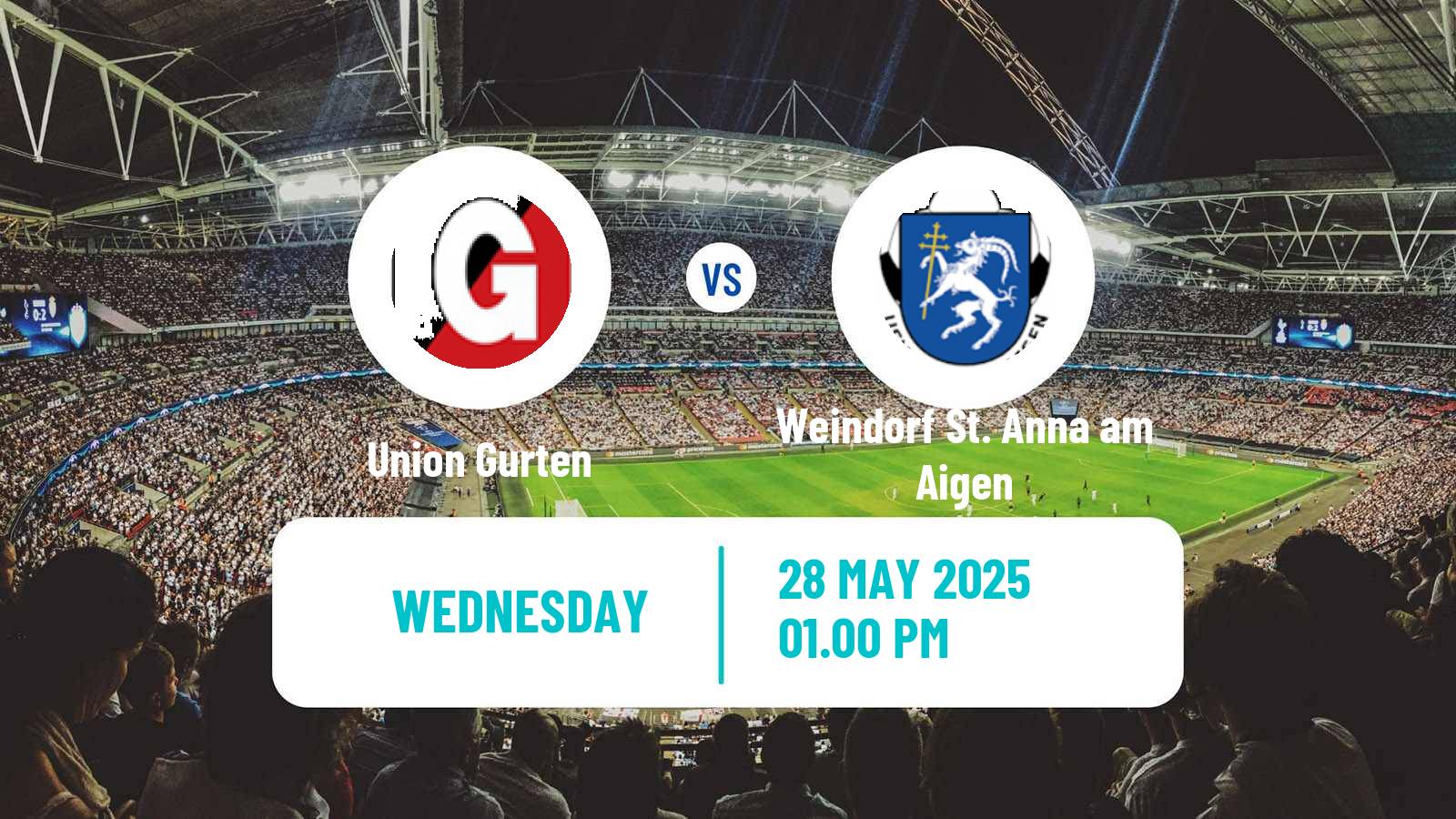 Soccer Austrian Regionalliga Central Union Gurten - Weindorf St. Anna am Aigen
