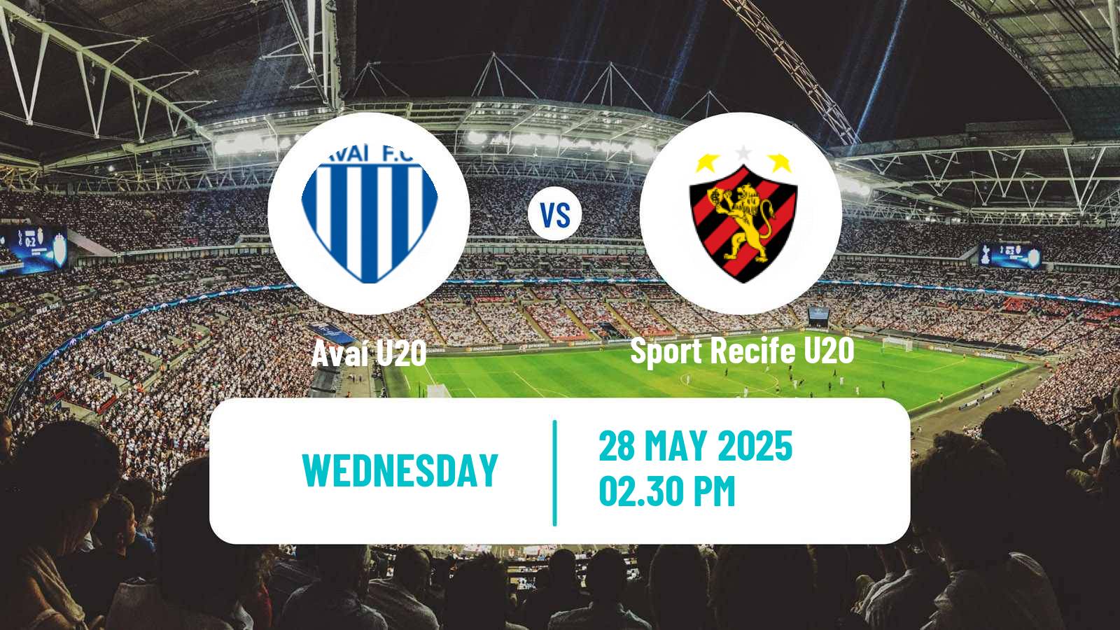 Soccer Brasileiro U20 B Avaí U20 - Sport Recife U20