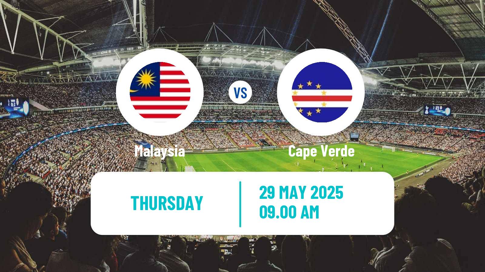 Soccer Friendly Malaysia - Cape Verde