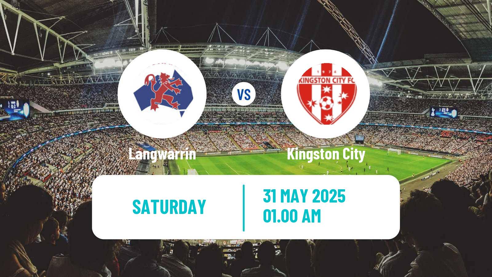 Soccer Australian Victoria Premier League Langwarrin - Kingston City