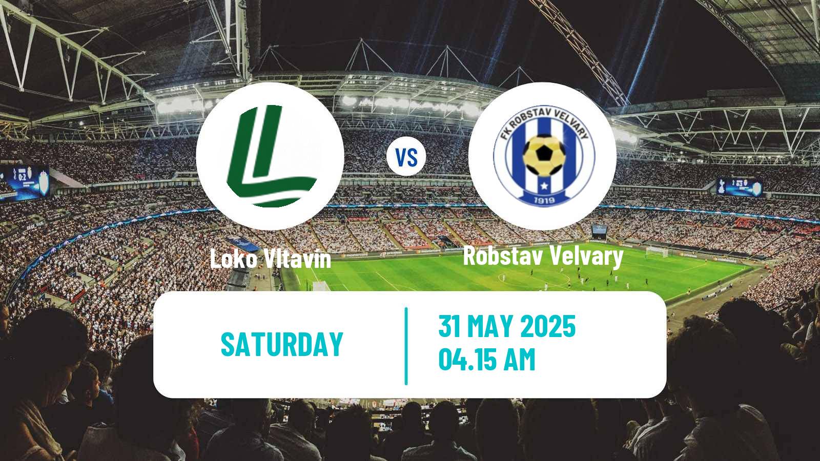 Soccer Czech CFL Group A Loko Vltavín - Robstav Velvary