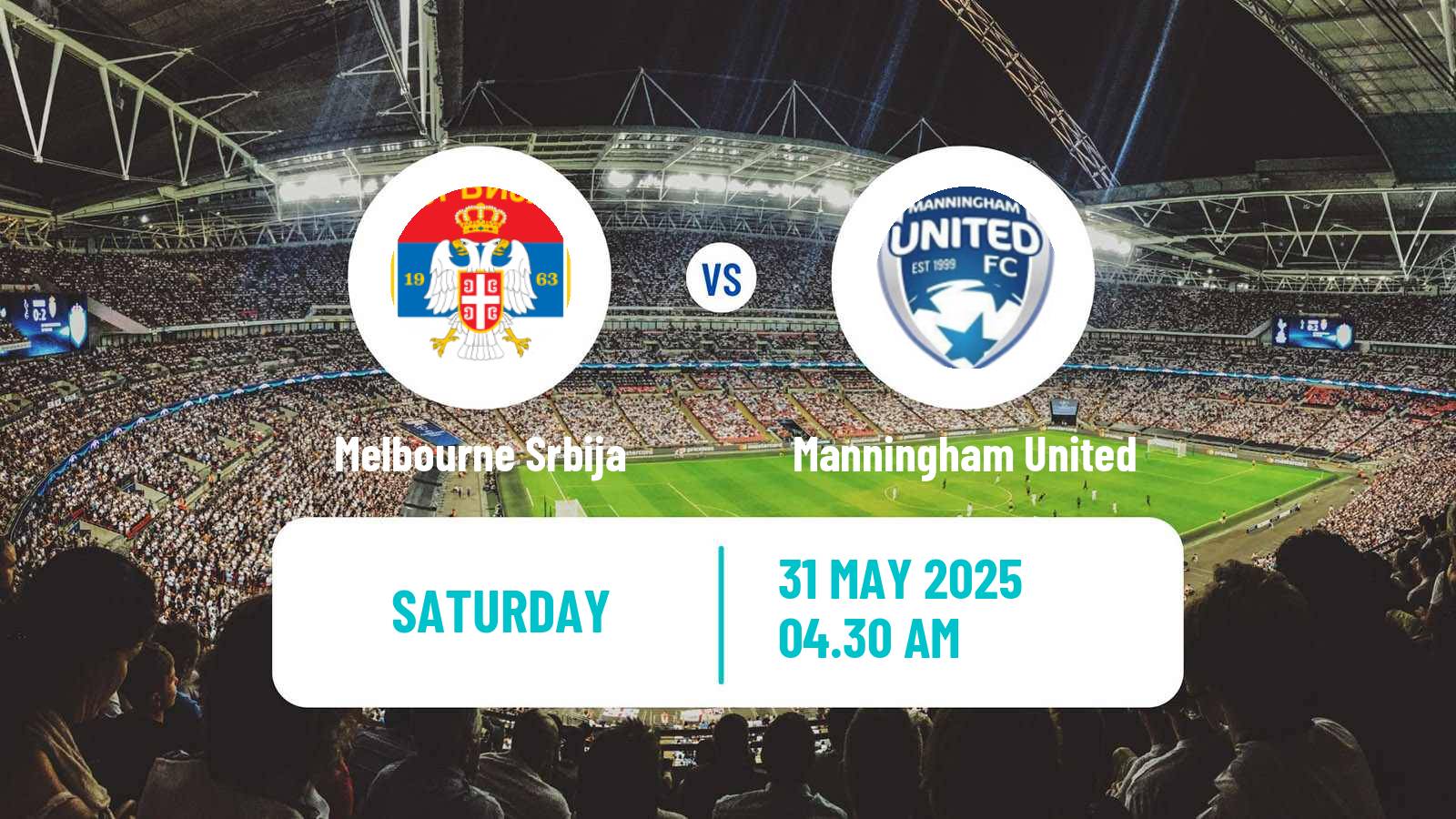 Soccer Australian Victoria Premier League Melbourne Srbija - Manningham United