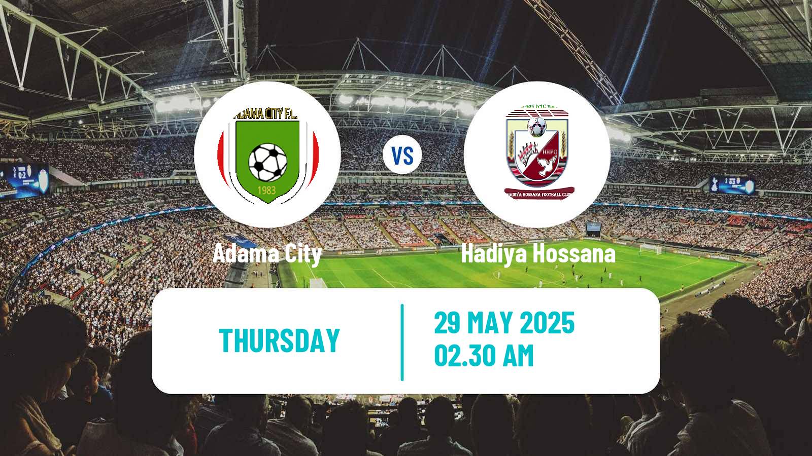 Soccer Ethiopian Premier League Adama City - Hadiya Hossana