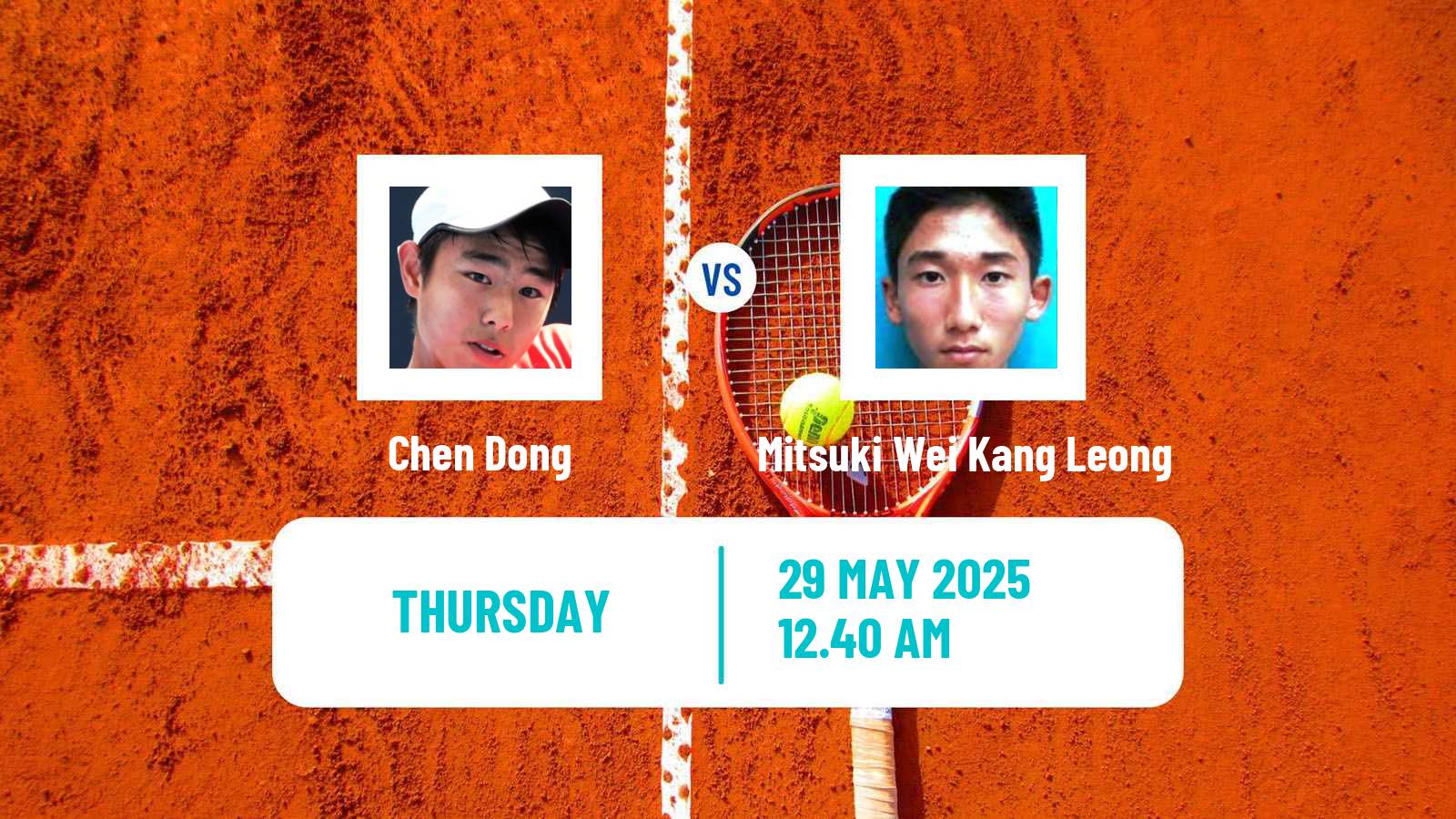 Tennis ITF M15 Luan 6 Men Chen Dong - Mitsuki Wei Kang Leong