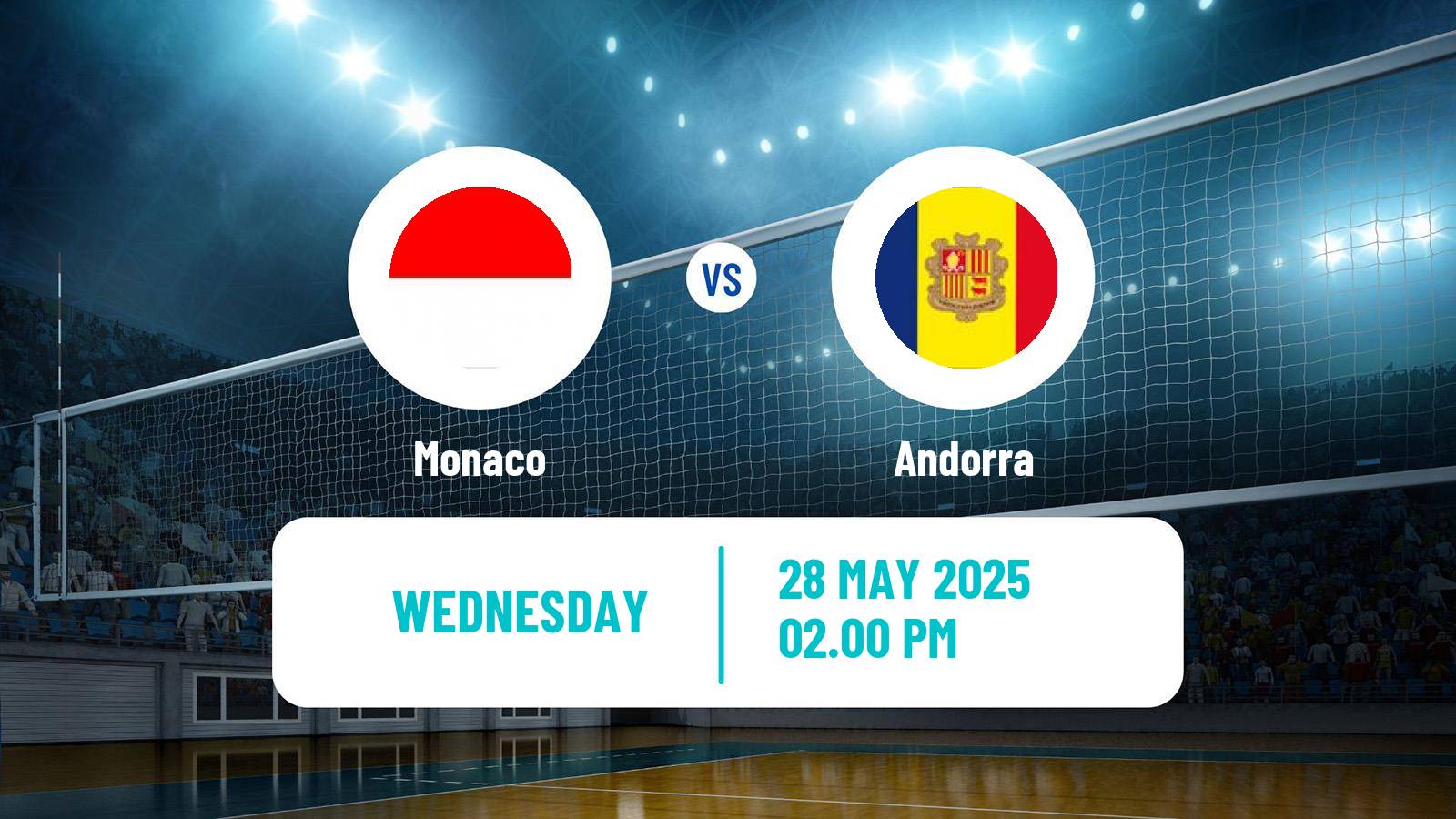Volleyball Games of the Small States of Europe Volleyball Monaco - Andorra