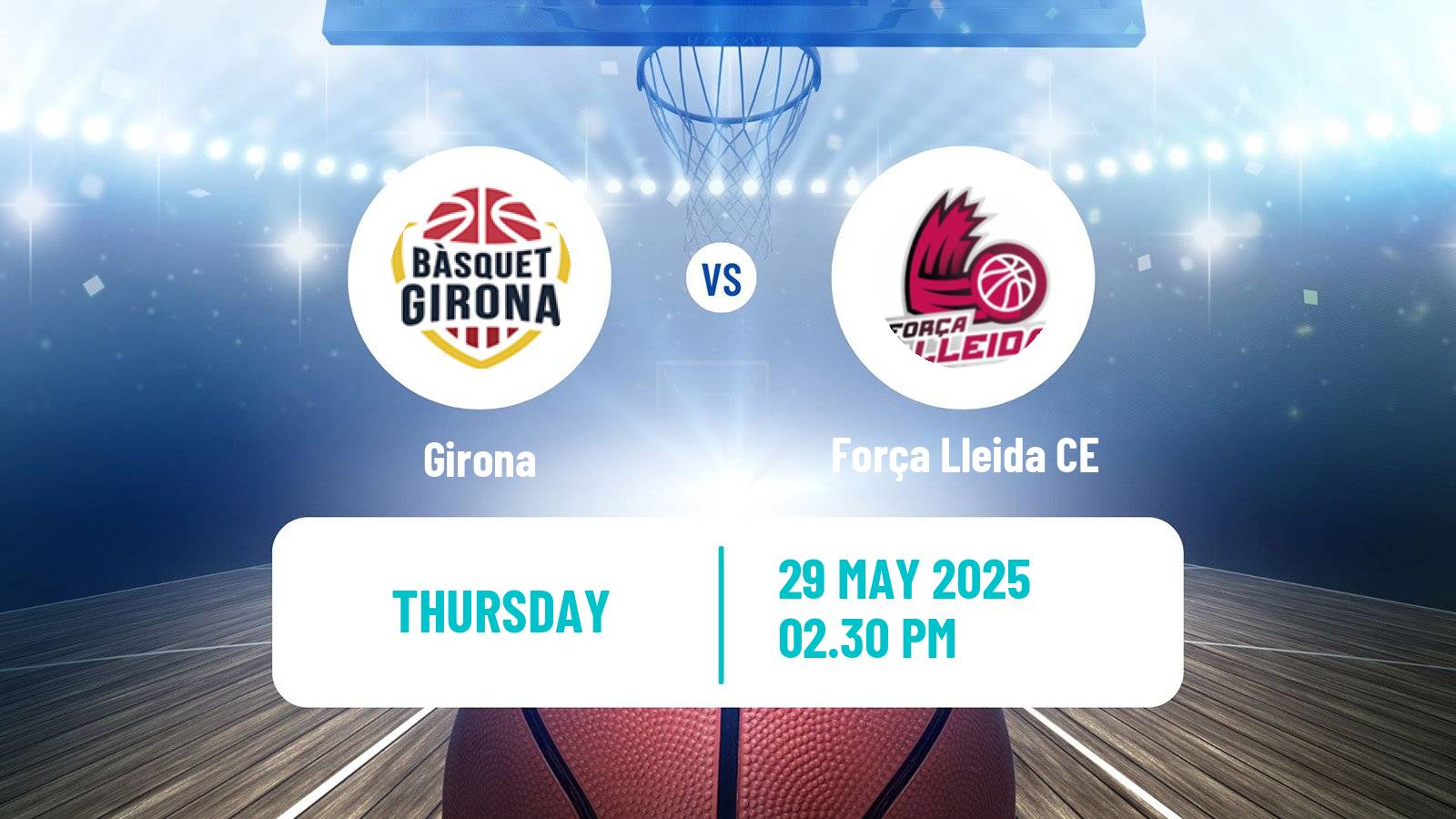Basketball Spanish ACB League Girona - Força Lleida CE