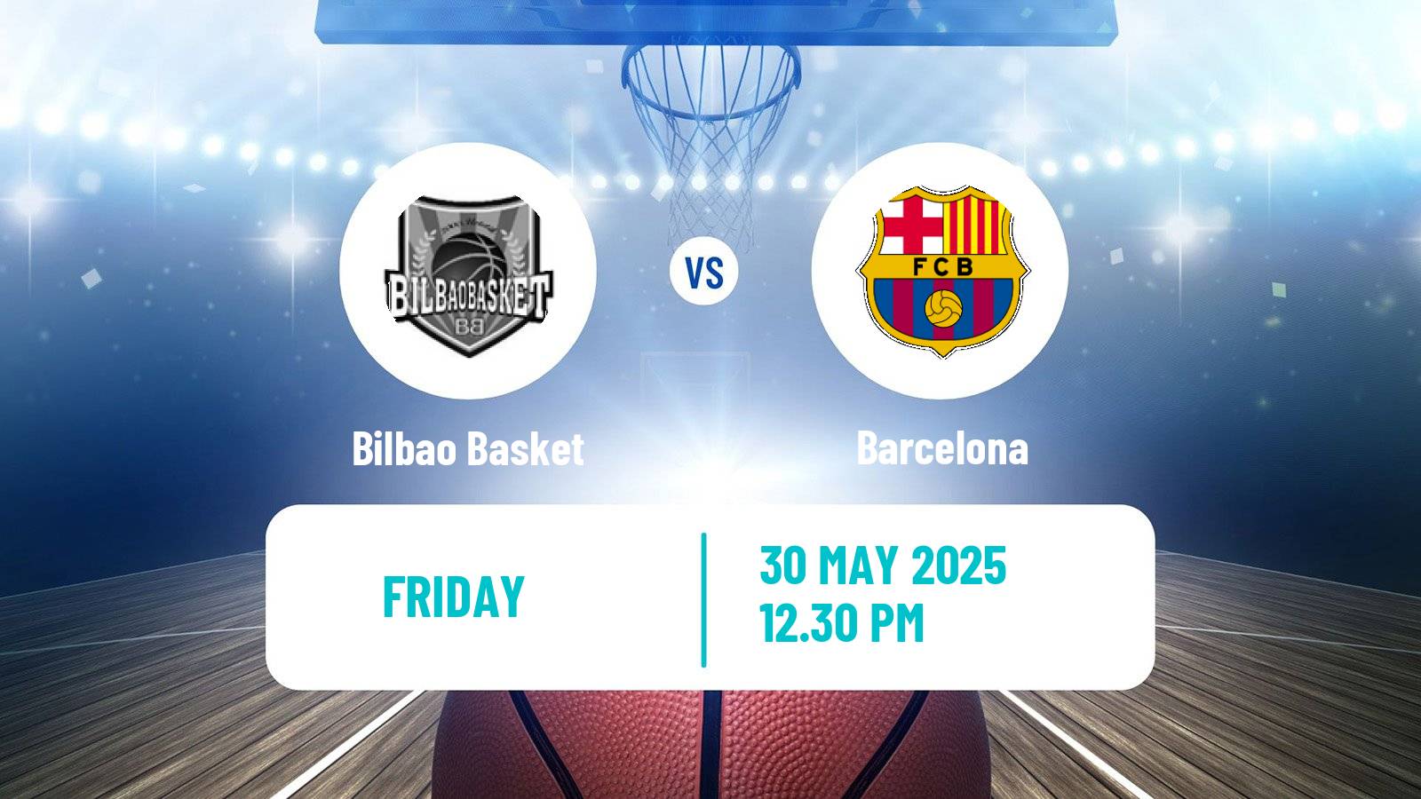 Basketball Spanish ACB League Bilbao Basket - Barcelona