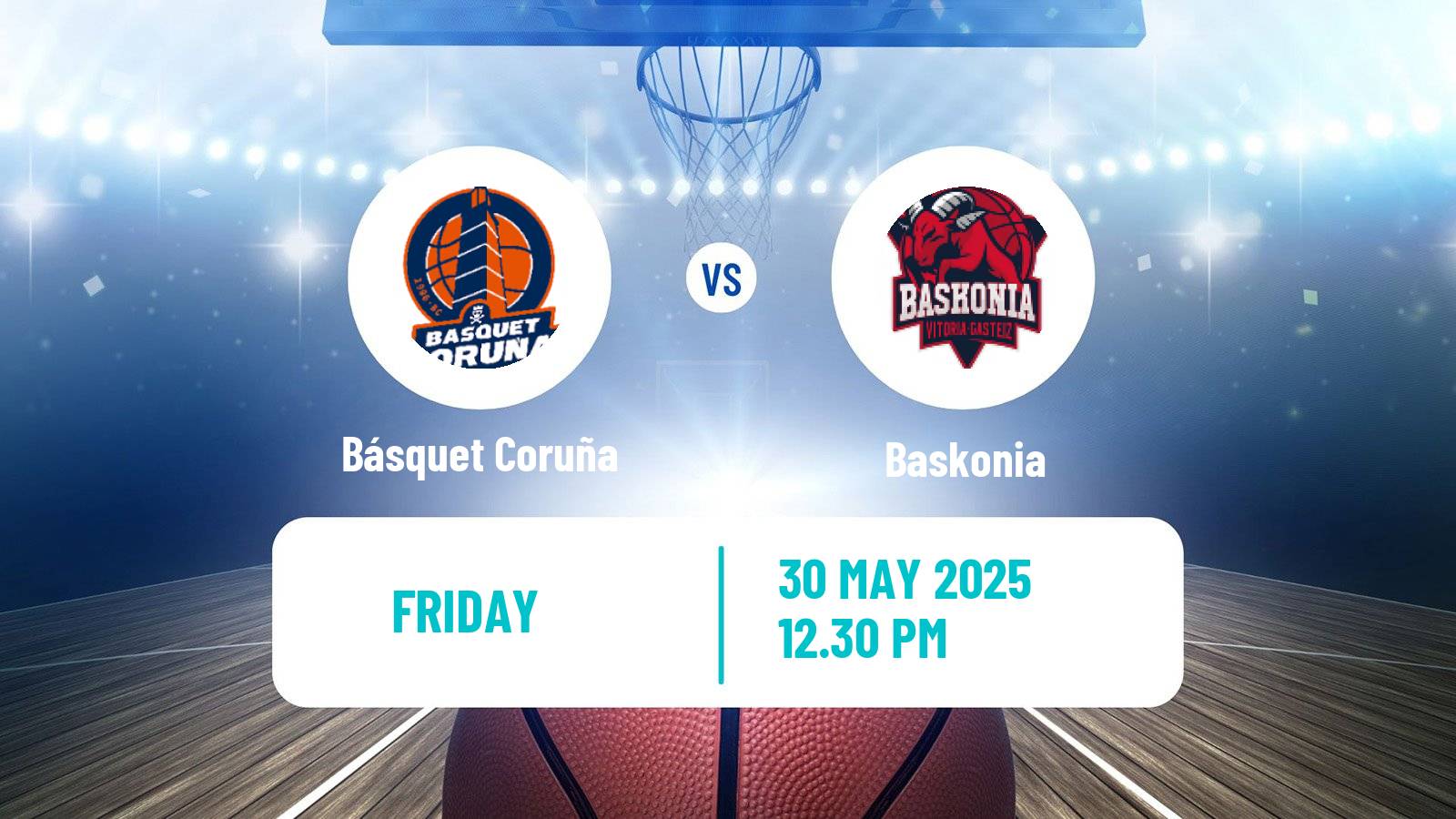 Basketball Spanish ACB League Básquet Coruña - Baskonia