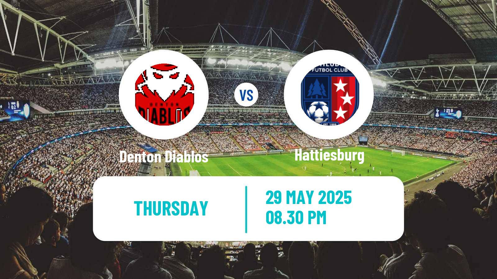Soccer USL League Two Denton Diablos - Hattiesburg
