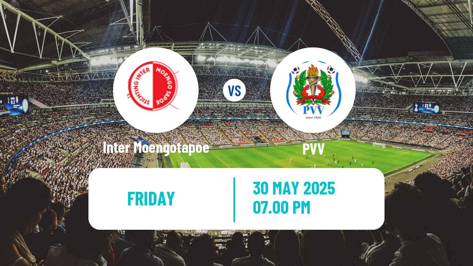 Soccer Suriname Major League Inter Moengotapoe - PVV