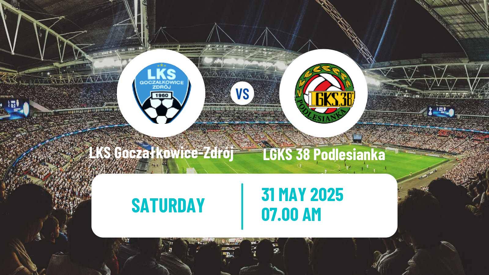 Soccer Polish Division 3 - Group III LKS Goczałkowice-Zdrój - LGKS 38 Podlesianka