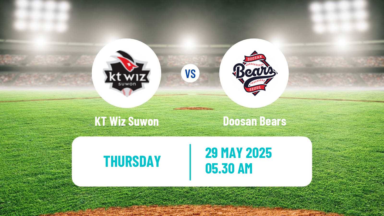 Baseball KBO KT Wiz Suwon - Doosan Bears