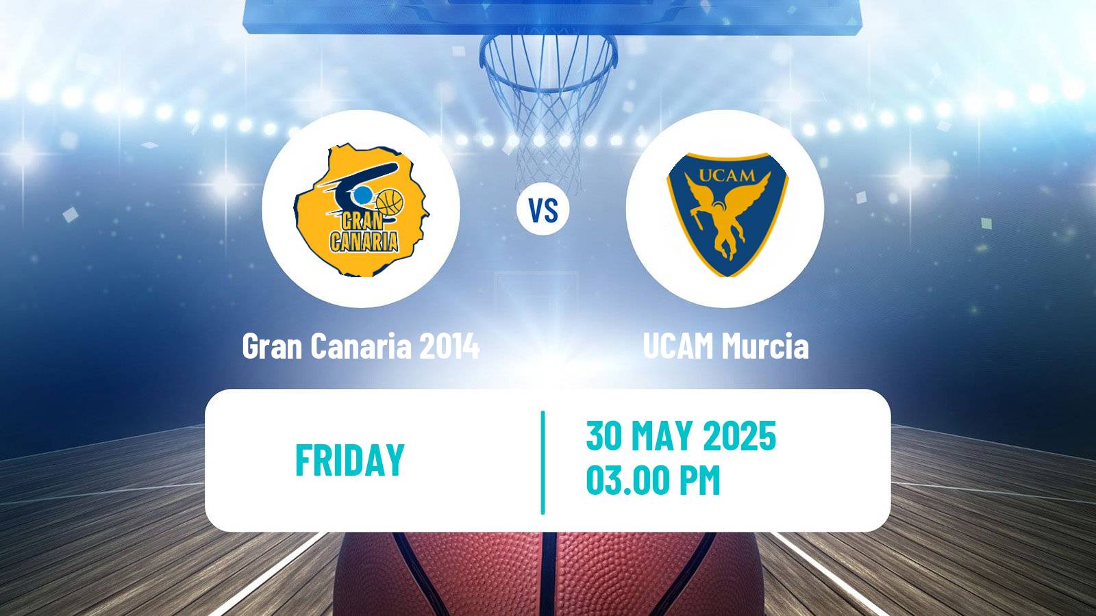 Basketball Spanish ACB League Gran Canaria 2014 - UCAM Murcia