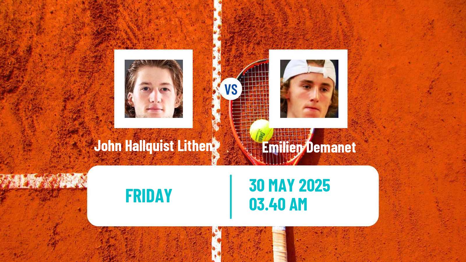 Tennis ITF M15 Doboj Men John Hallquist Lithen - Emilien Demanet