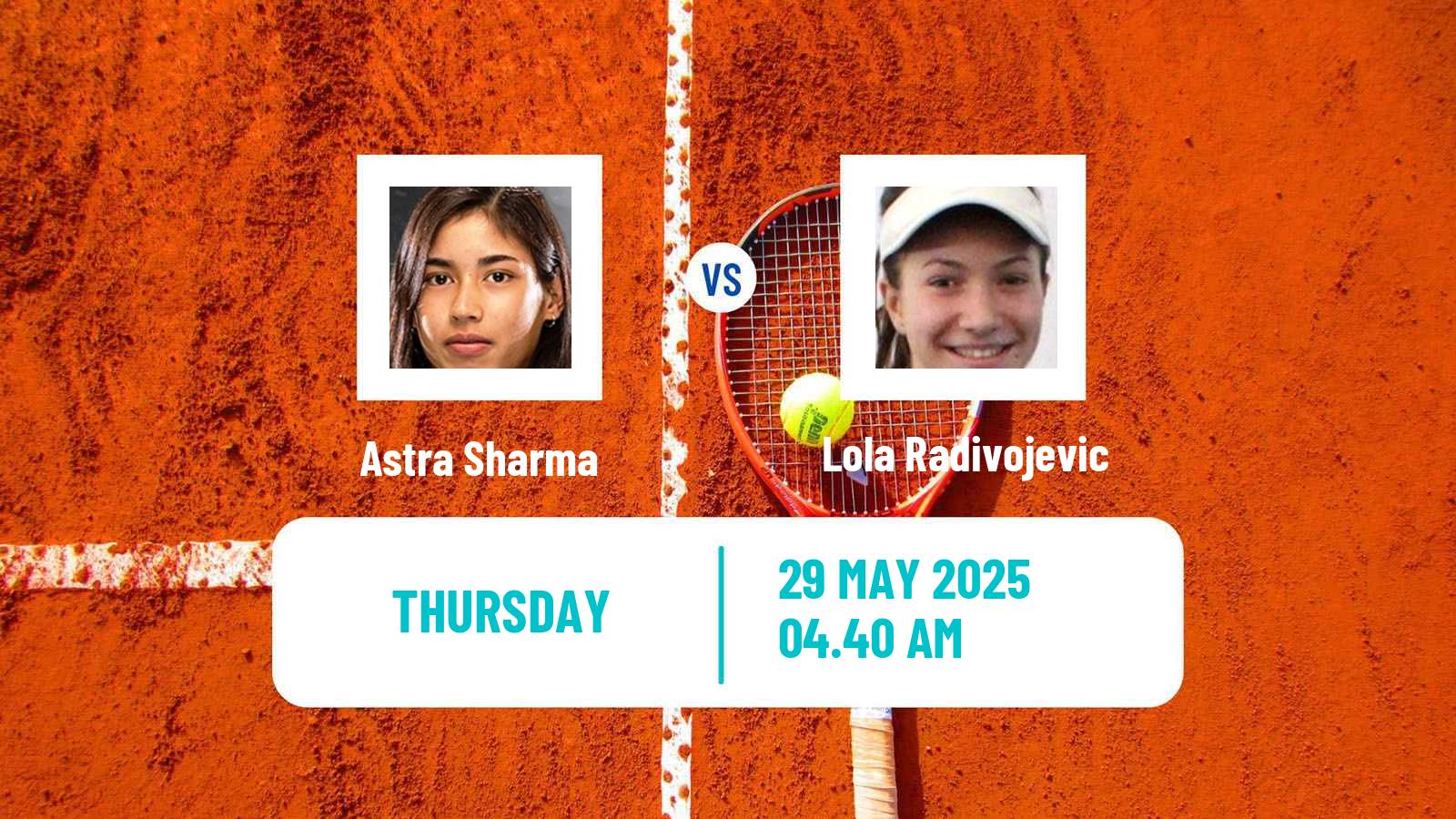 Tennis ITF W75 Brescia Women Astra Sharma - Lola Radivojevic