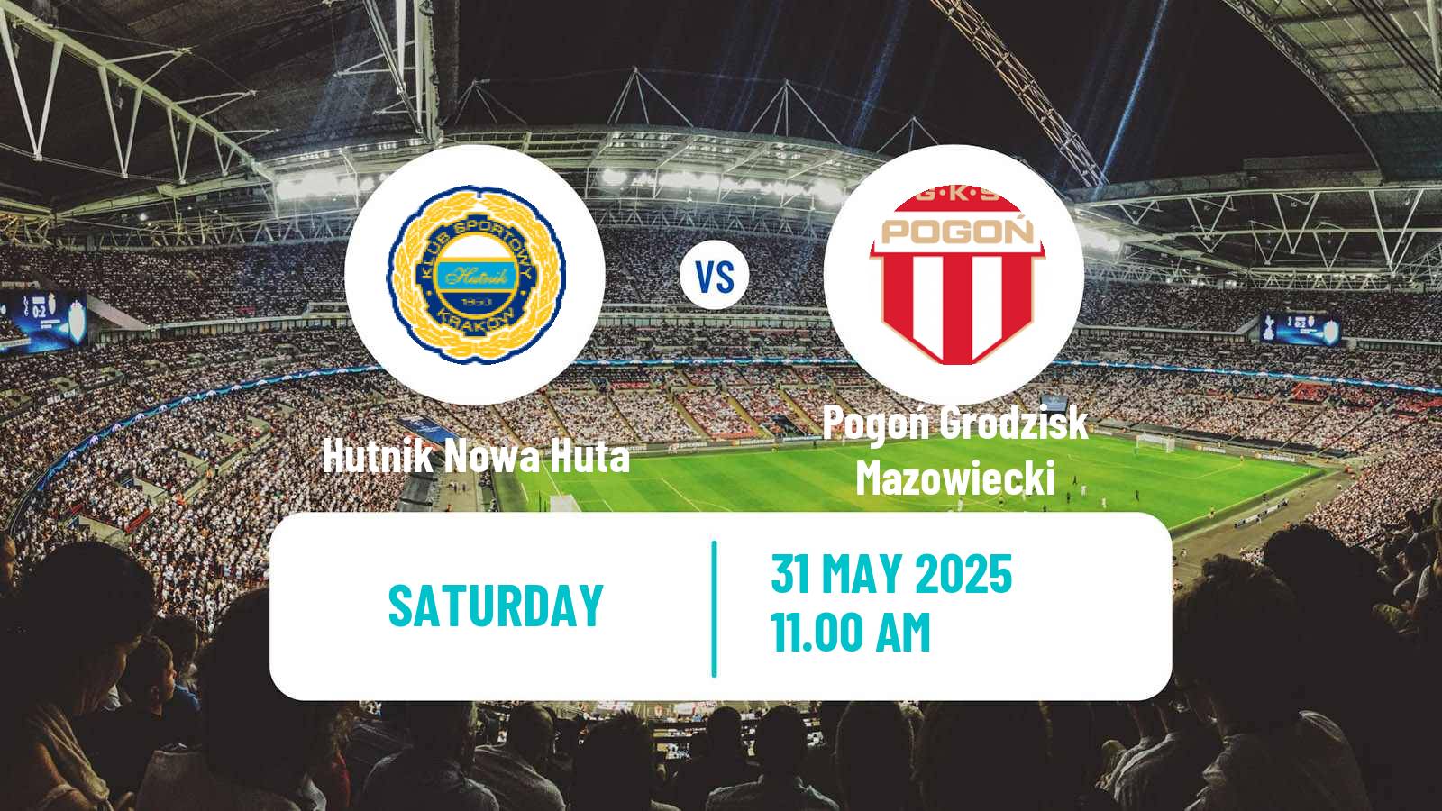 Soccer Polish Division 2 Hutnik Nowa Huta - Pogoń Grodzisk Mazowiecki
