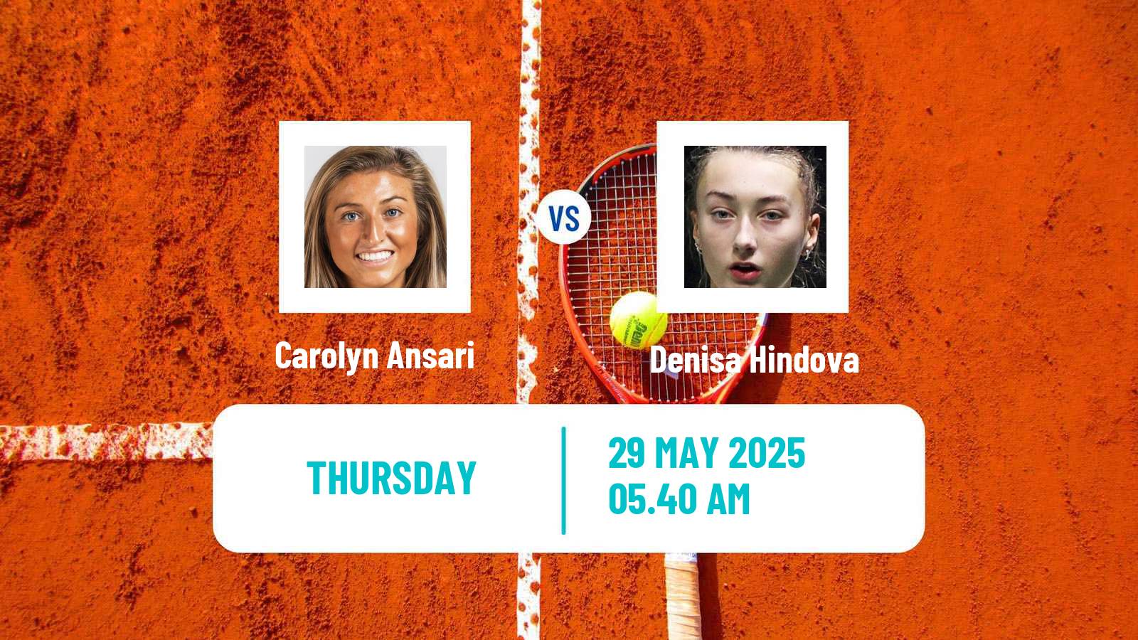 Tennis ITF W50 Otocec Women Carolyn Ansari - Denisa Hindova