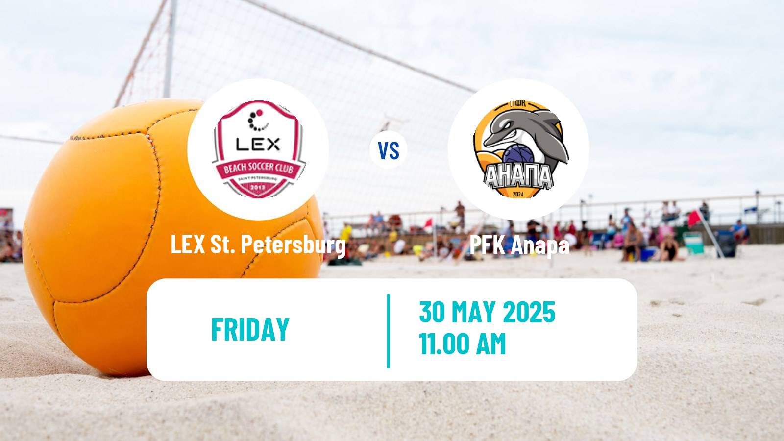 Beach soccer Superliga LEX St. Petersburg - Anapa