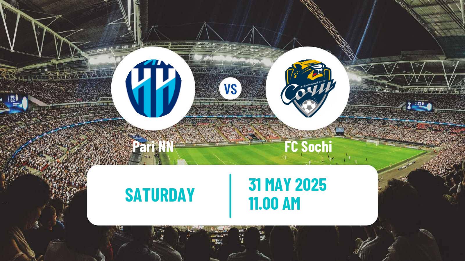 Soccer Russian Premier League Pari NN - Sochi