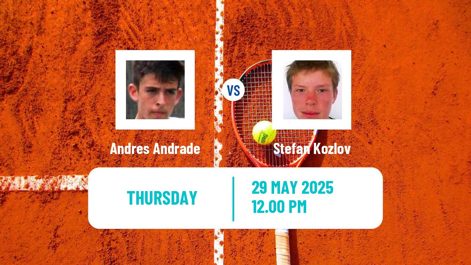 Tennis Little Rock Challenger Men Andres Andrade - Stefan Kozlov