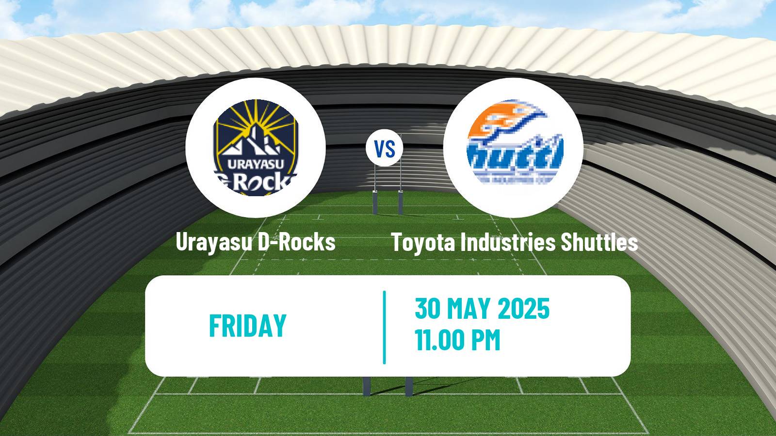 Rugby union Japan League One Rugby Union Urayasu D-Rocks - Toyota Industries Shuttles