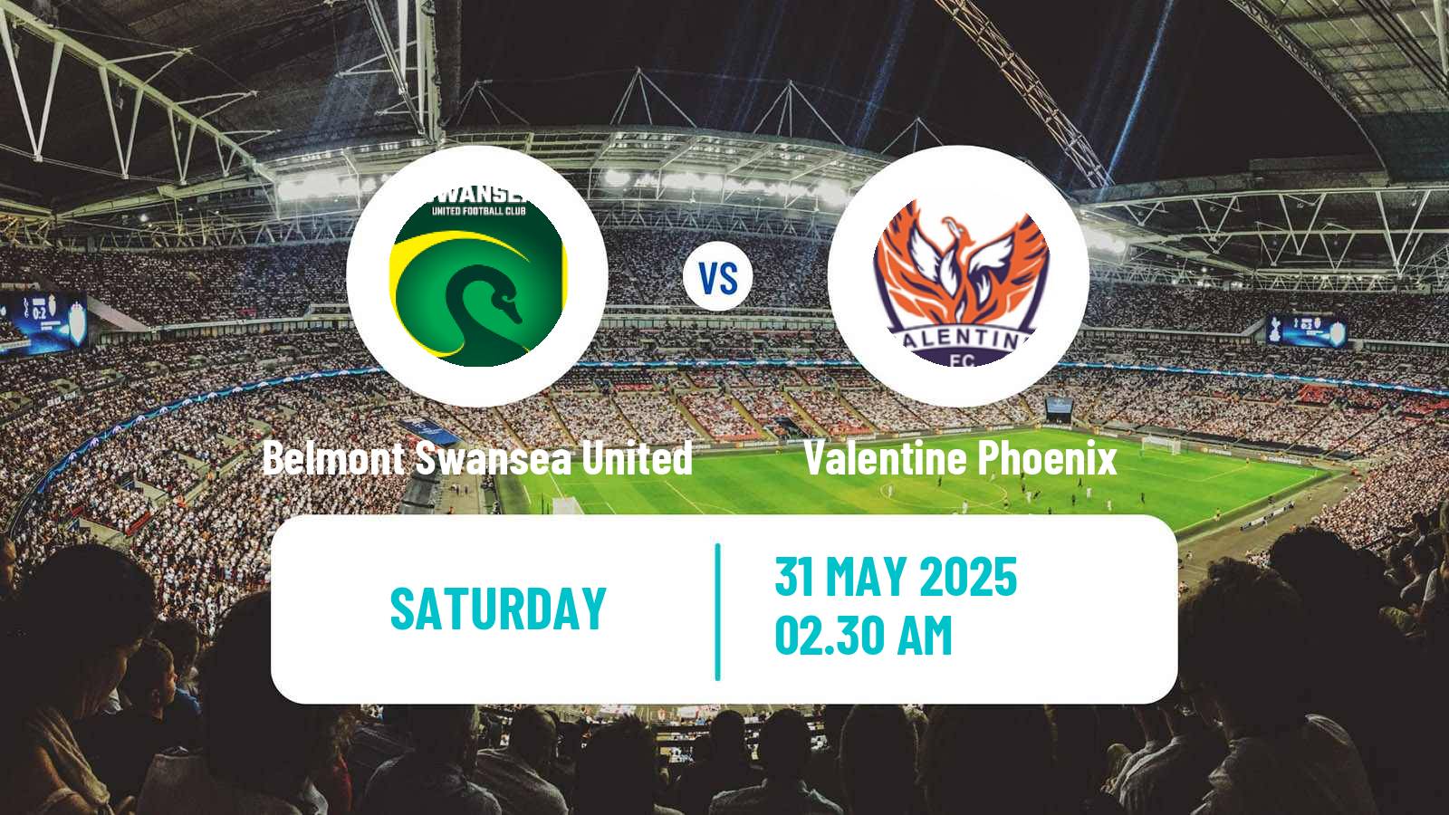 Soccer Australian NPL Northern NSW Belmont Swansea United - Valentine Phoenix