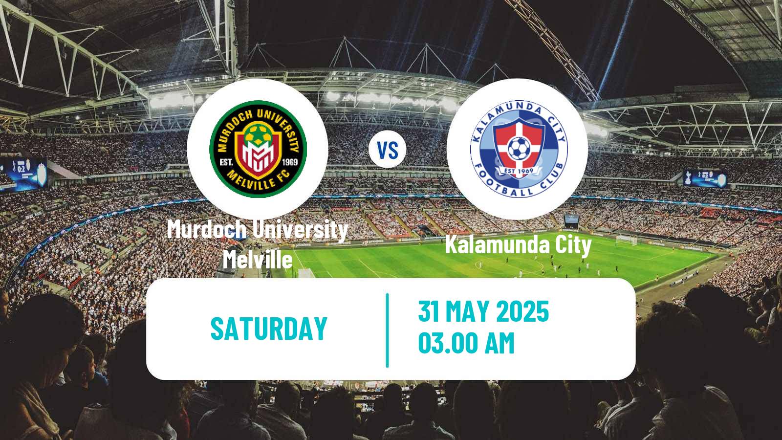 Soccer Australian WA State League Murdoch University Melville - Kalamunda City