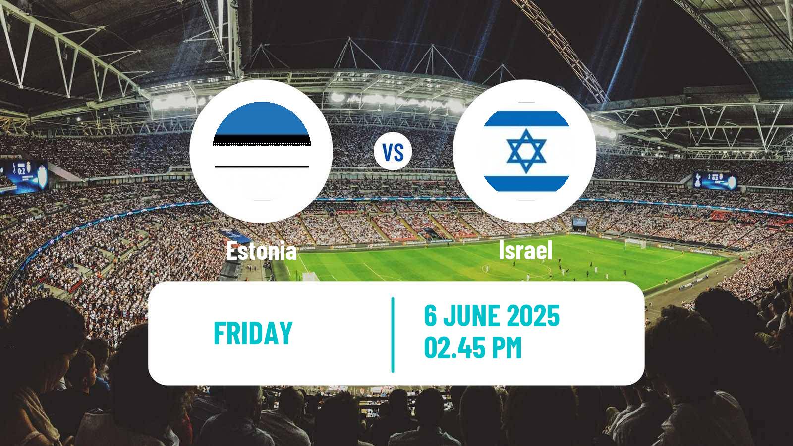 Soccer FIFA World Cup Estonia - Israel